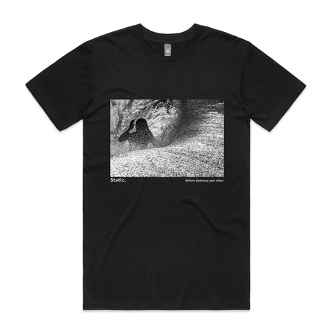 Men's Black Surf T-shirts - Featuring Craig Anderson | By Respondek
